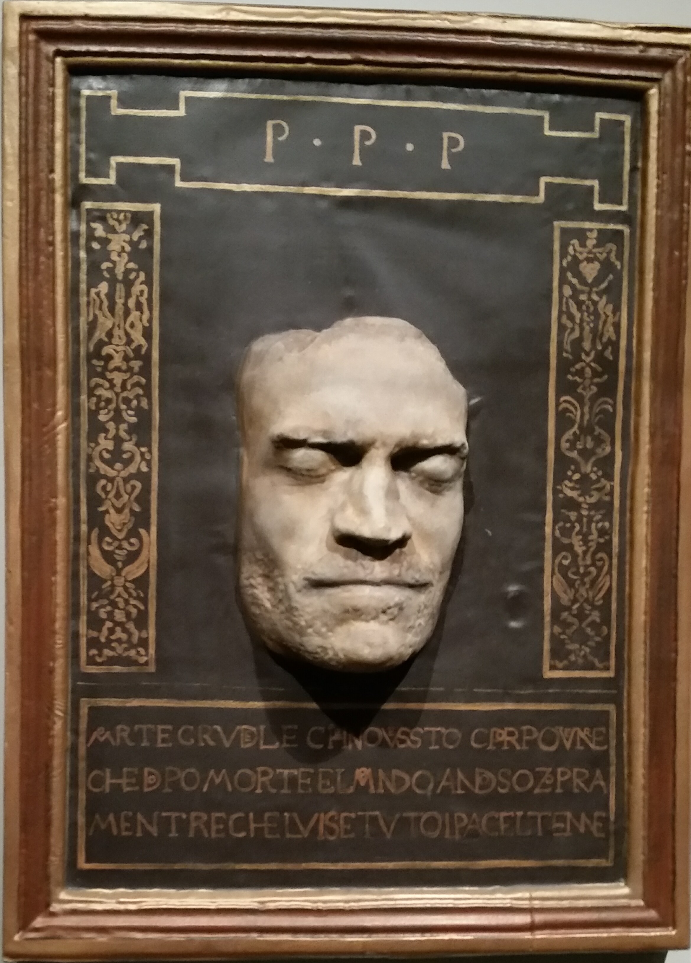 Lorenzo death mask